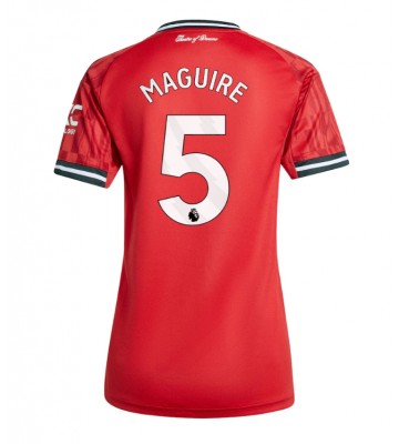 Manchester United Harry Maguire #5 Hjemmebanetrøje Dame 2025-26 Kortærmet